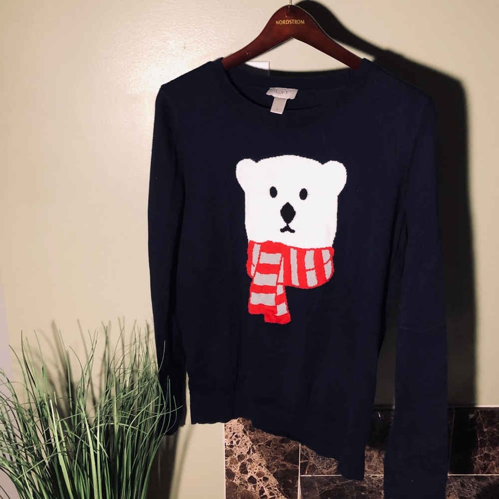 LOFT Polar Bear Sweater